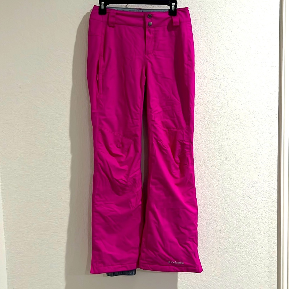 Women’s Columbia  hot pink ski pant